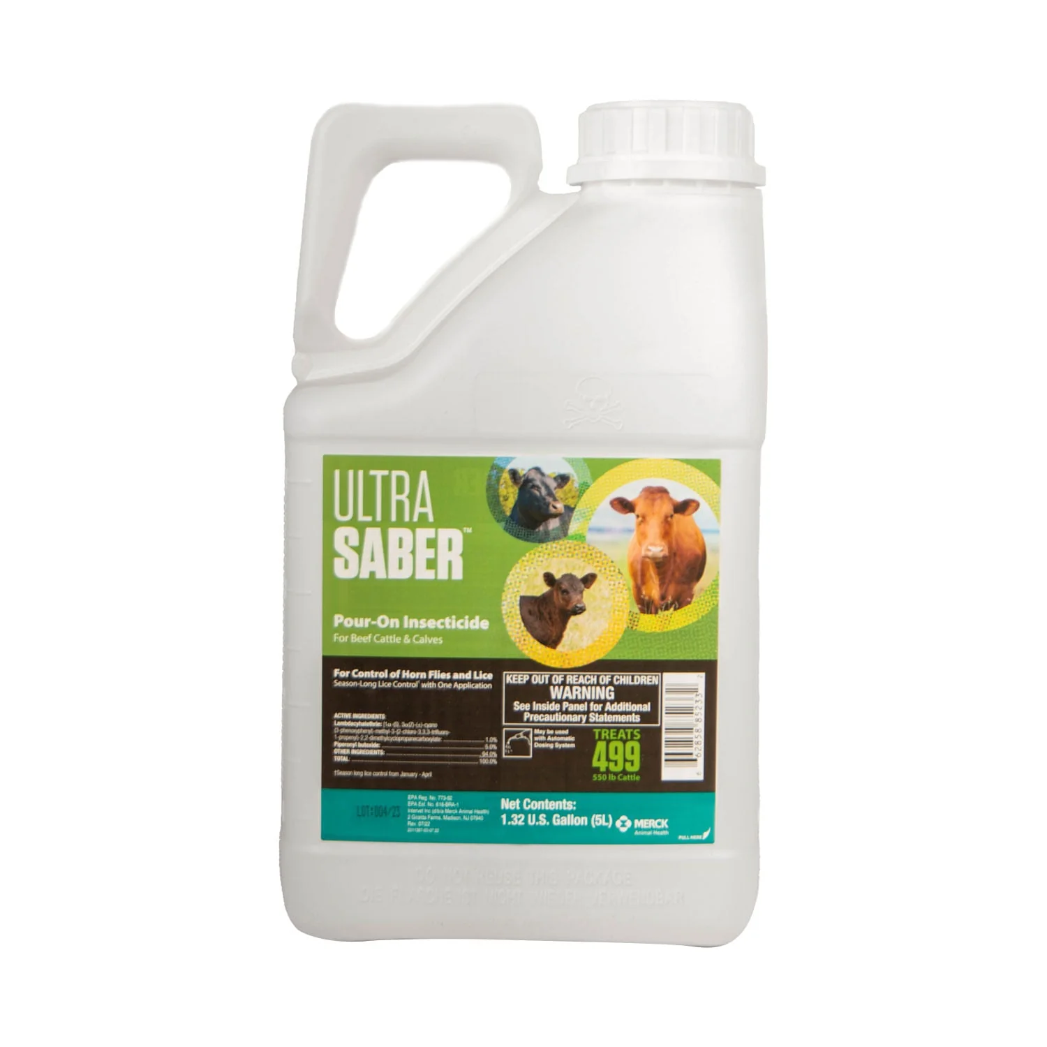 Ultra Saber Pour-On Insecticide, 5 Liter - Healthber