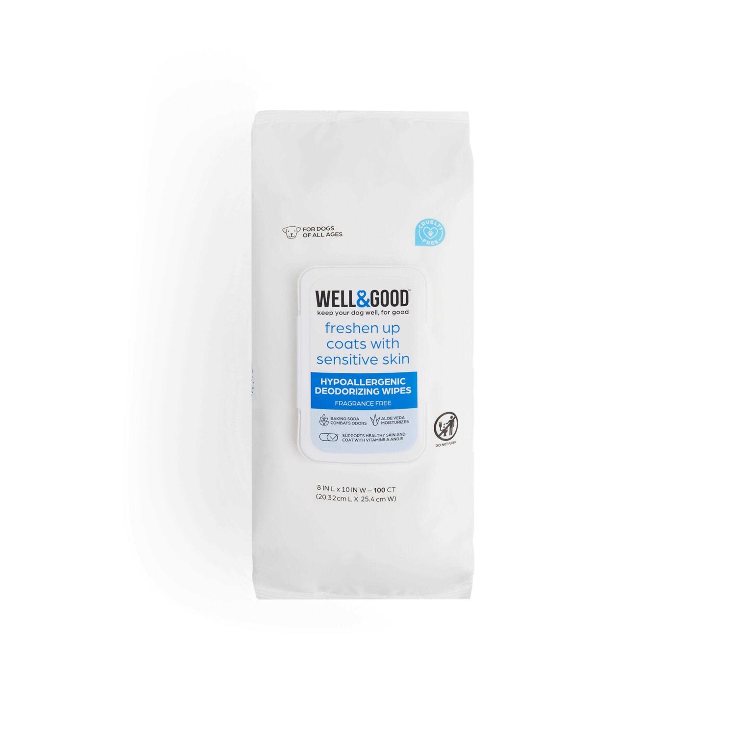 Well & Good Unscented Dog Wipes - Healthber