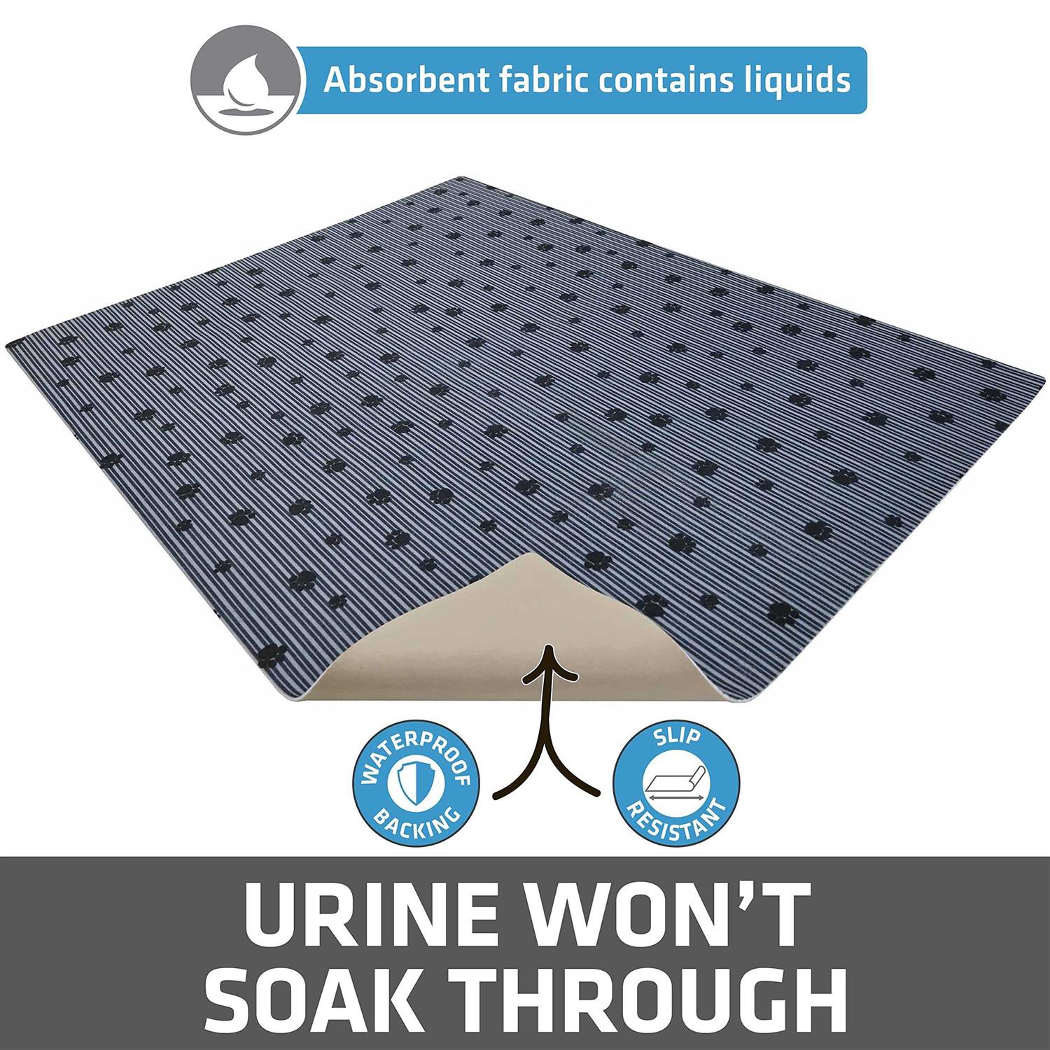 Drymate Original Cat Litter Mat Contains Mess from Box for Cleaner Floors - Healthber