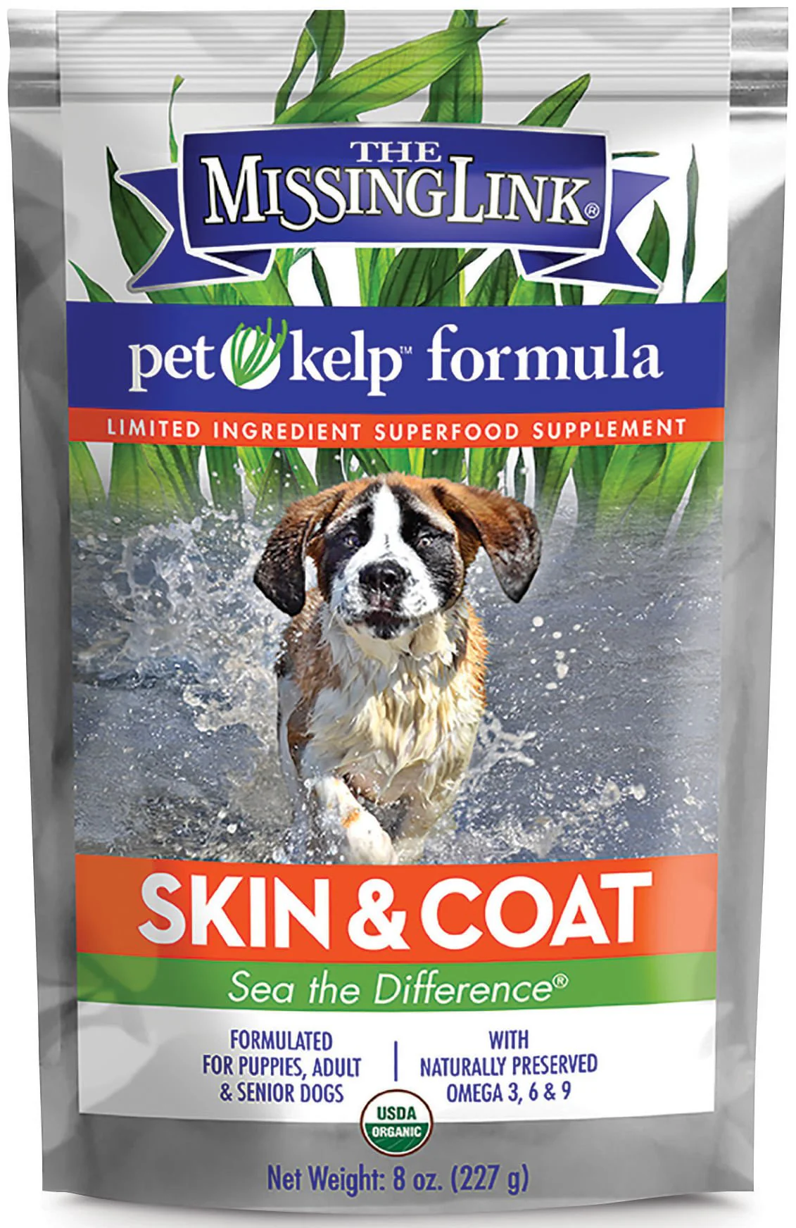 Missing Link Pet Kelp Skin & Coat Formula, 8 oz - Healthber