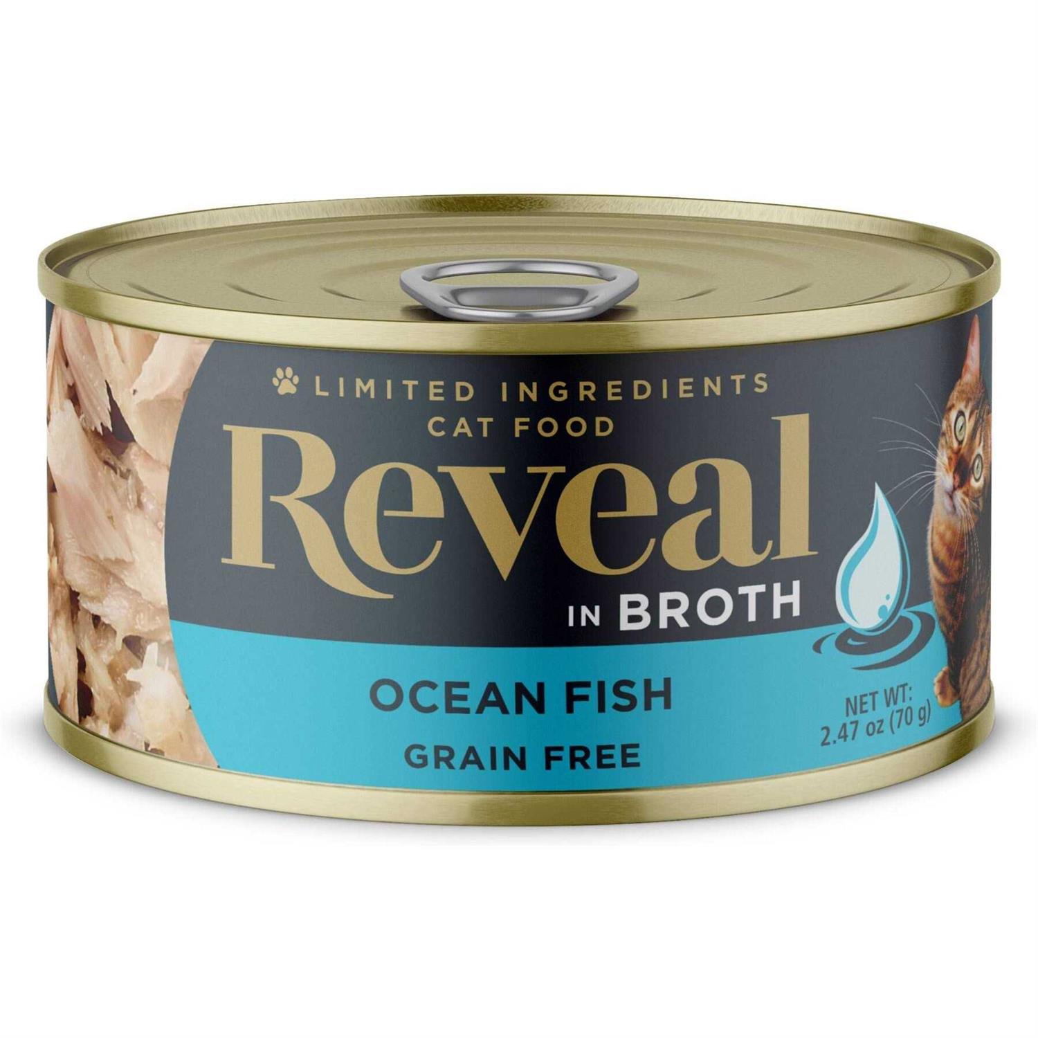 Reveal Natural Wet Cat Food 24 Pack Limited Ingredient Grain Free Food for Cats - Healthber