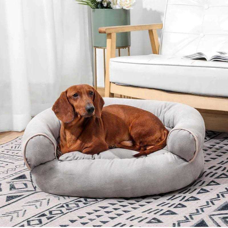 PupsDream Calming Dog Sofa Size Orthopedic Anti-Anxiety Dog Couch - Healthber