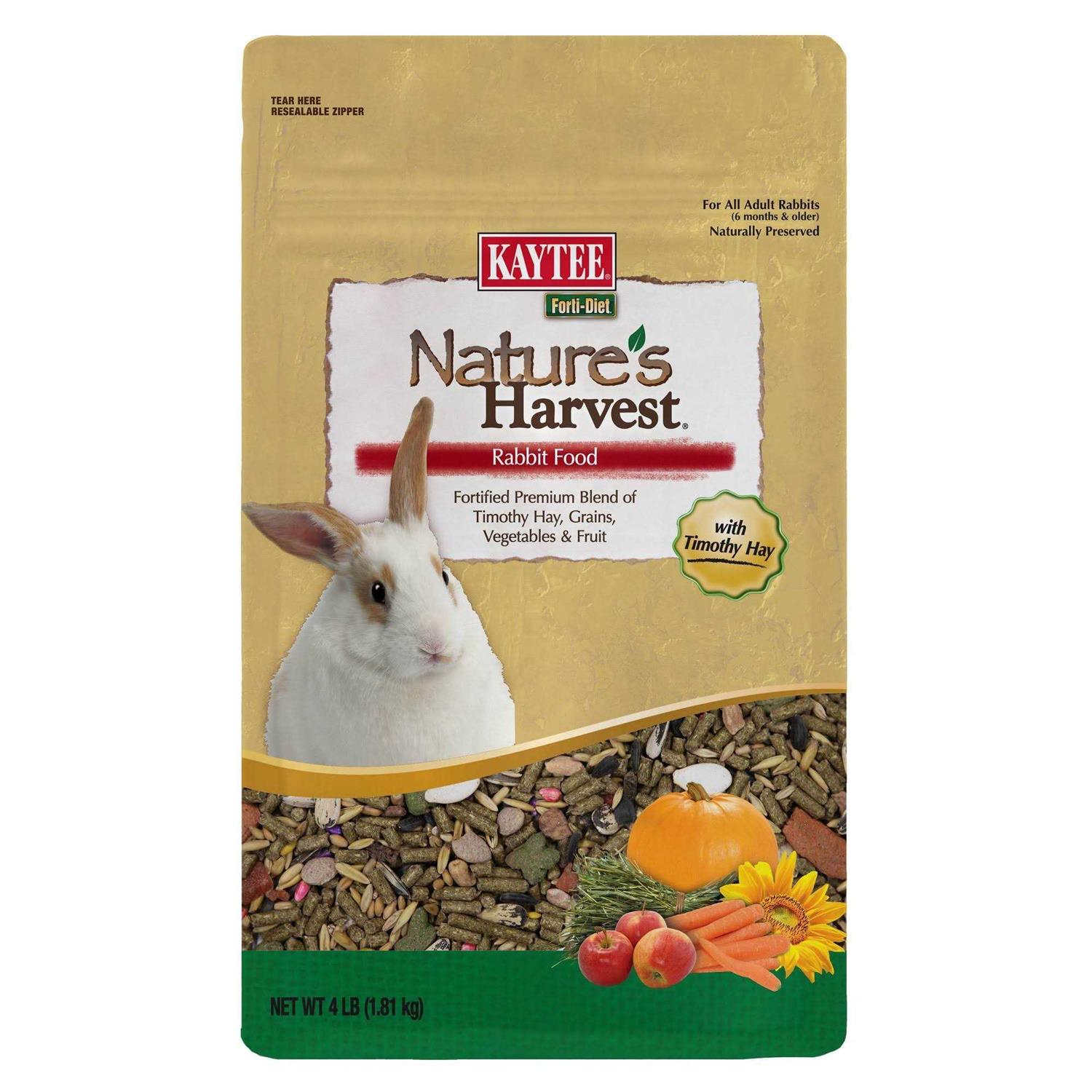 Kaytee Nature’s Harvest Rabbit Small Animal Food - Healthber