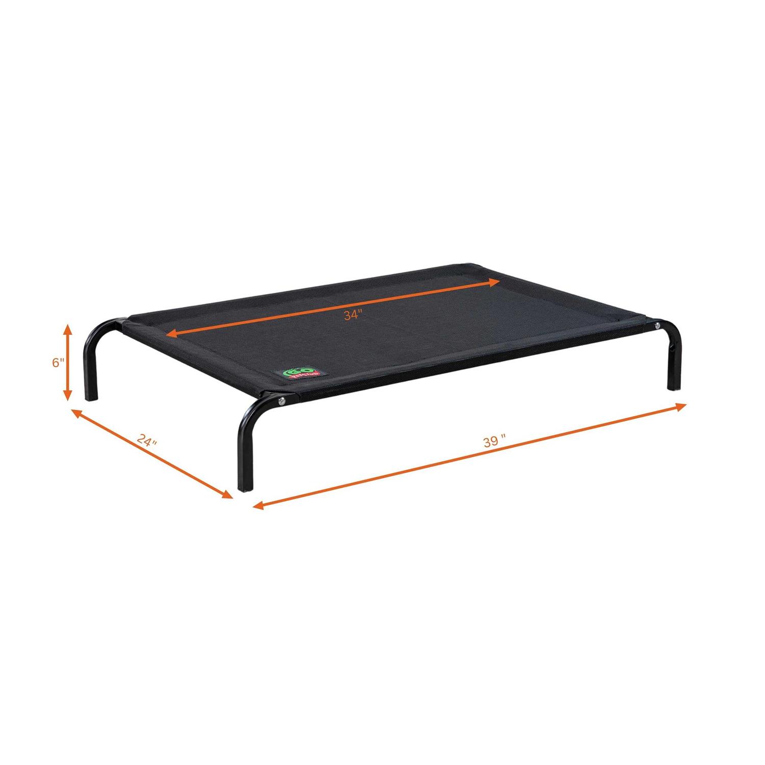 Go Pet Club Elevated Cooling Pet Cot Bed - Healthber