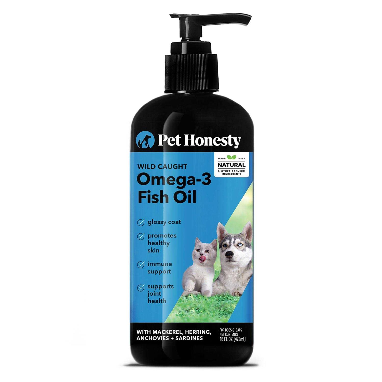 Pet Honesty Omega-3 Fish Oil Dog & Cat Supplement - Healthber