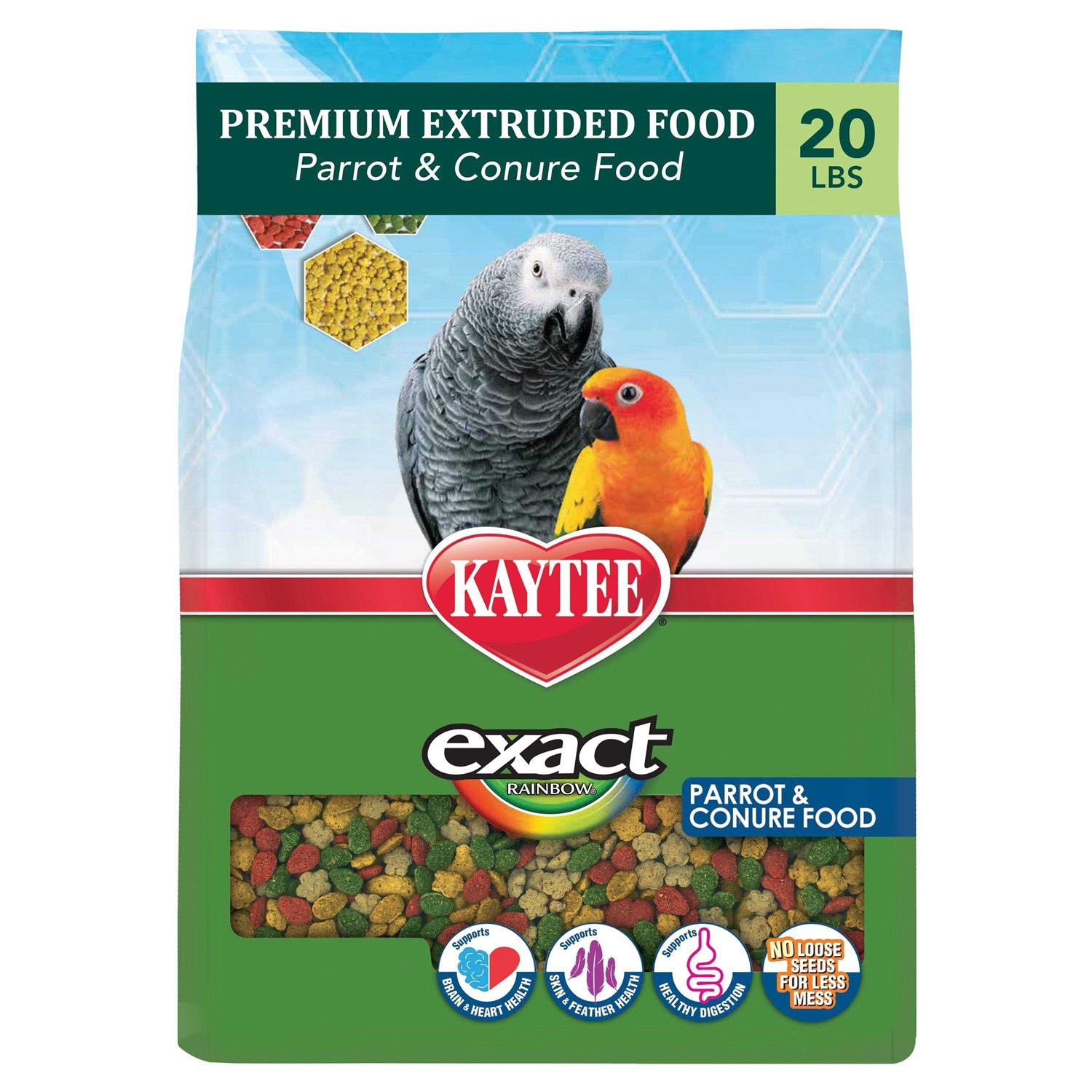Kaytee Exact Rainbow Parrot Conure Food - Healthber