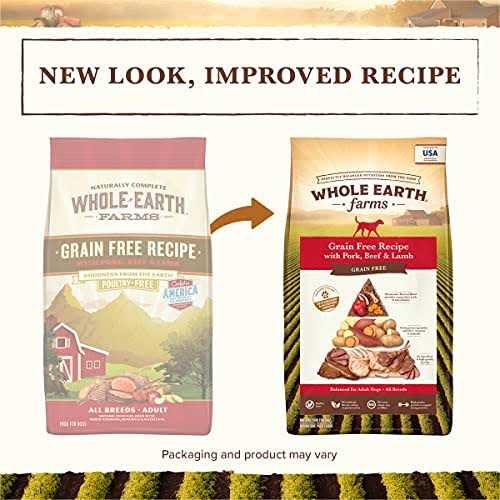 Whole Earth Farms Grain-Free Pork Beef & Lamb Dry Dog Food - Healthber