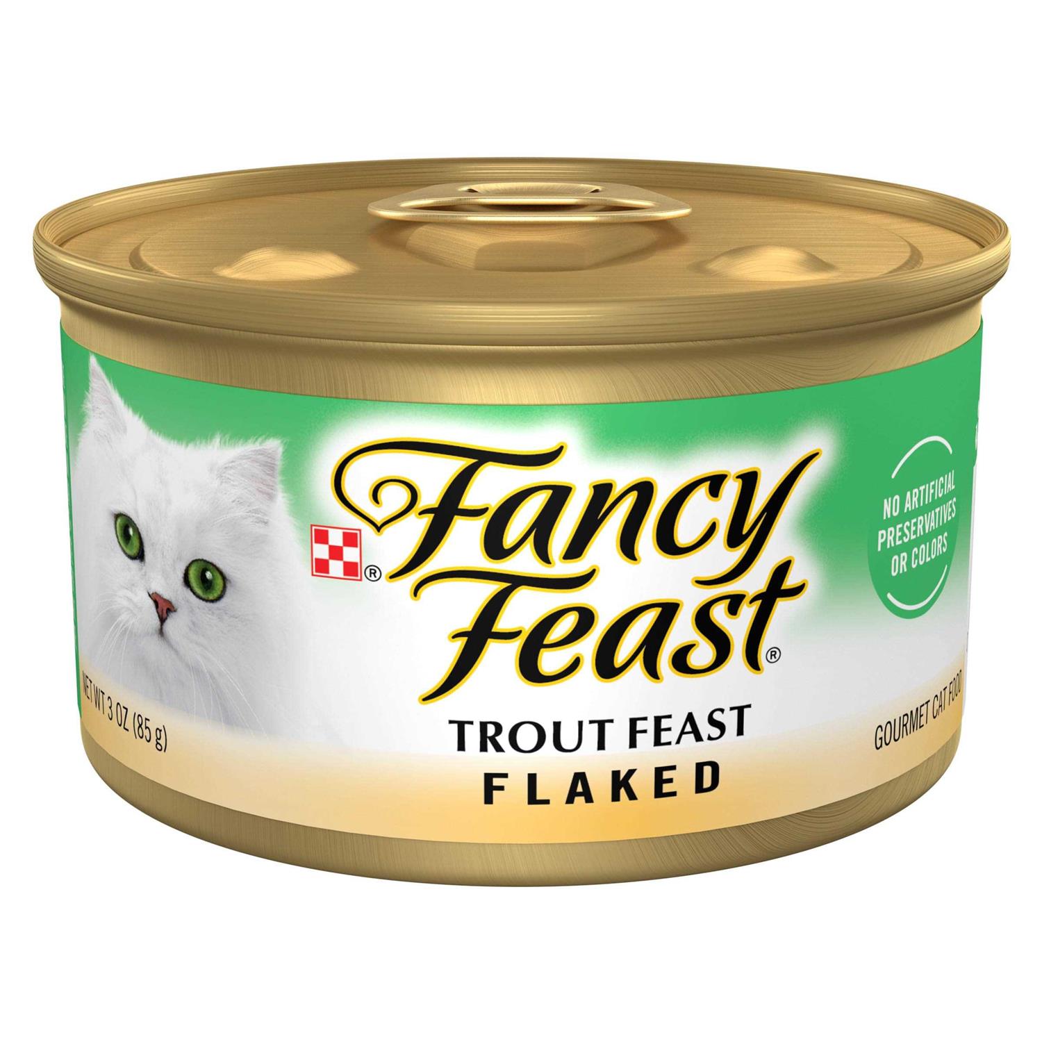 Fancy Feast Flaked Trout Canned Cat Food - Healthber