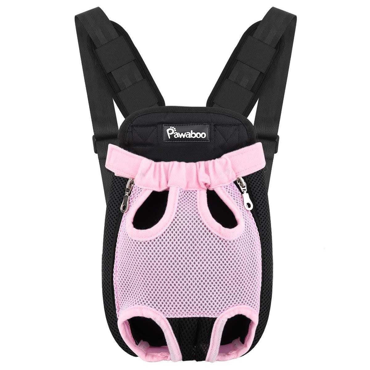 Pawaboo Pet Carrier Backpack Adjustable Pet Front Cat Dog Carrier Backpack Travel Bag - Healthber