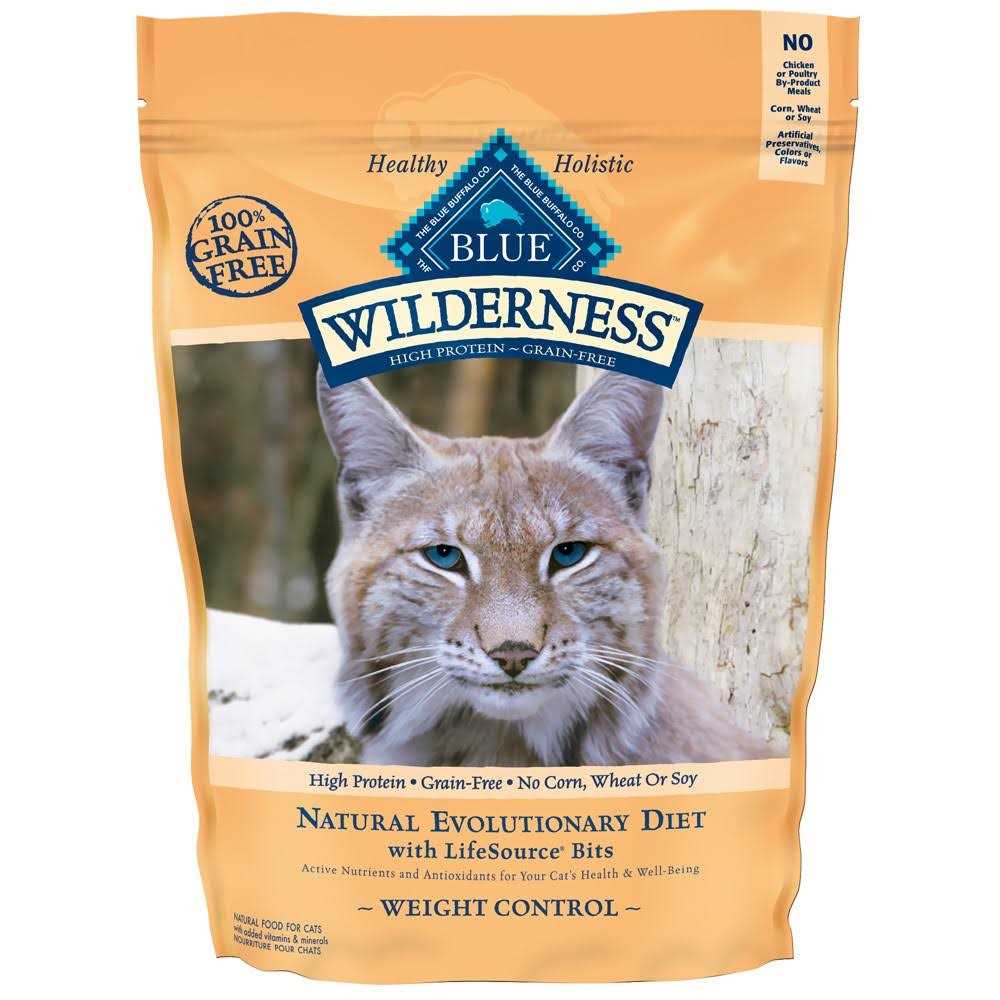 Blue Buffalo Wilderness Weight Control Chicken Recipe Grain-Free Dry Cat Food - Healthber
