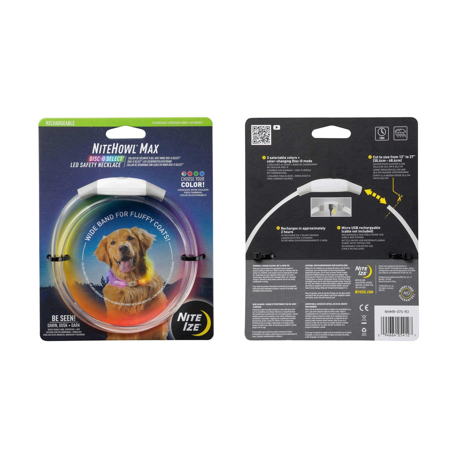 Nite Ize NiteHowl Max Rechargeable LED Safety Necklace - Healthber