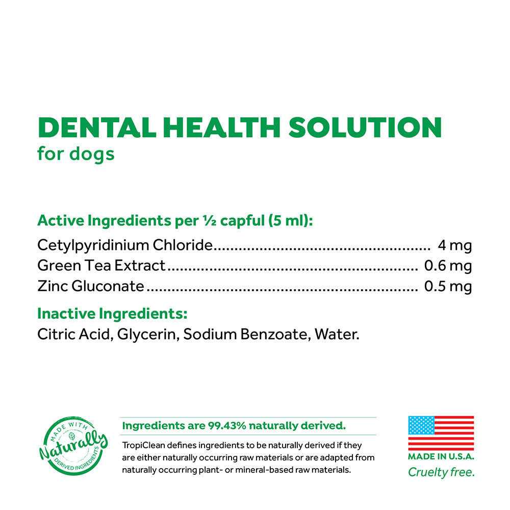 TropiClean Fresh Breath Water Additive - Healthber