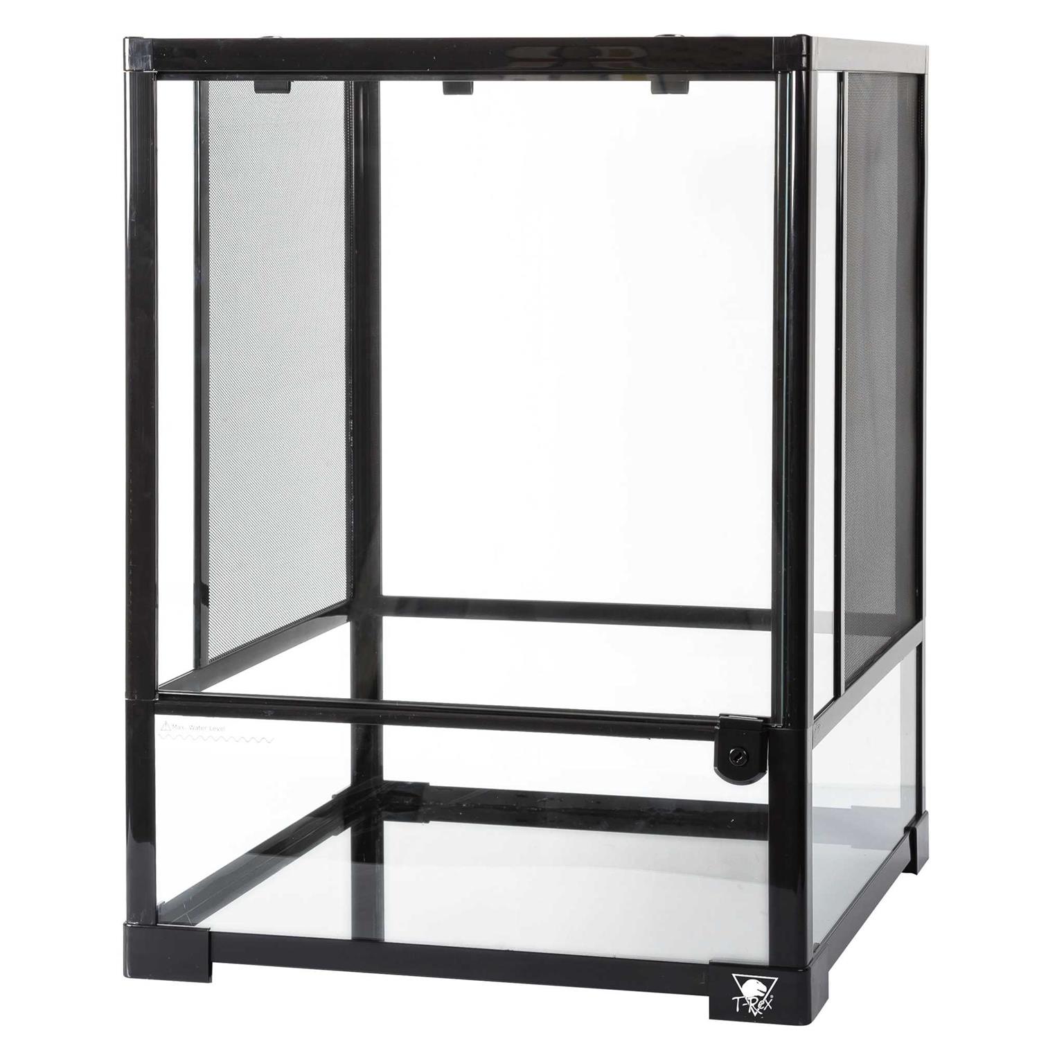 T-Rex Single Door Glass Terrarium, 12 L X 12 W X 18 H - Healthber