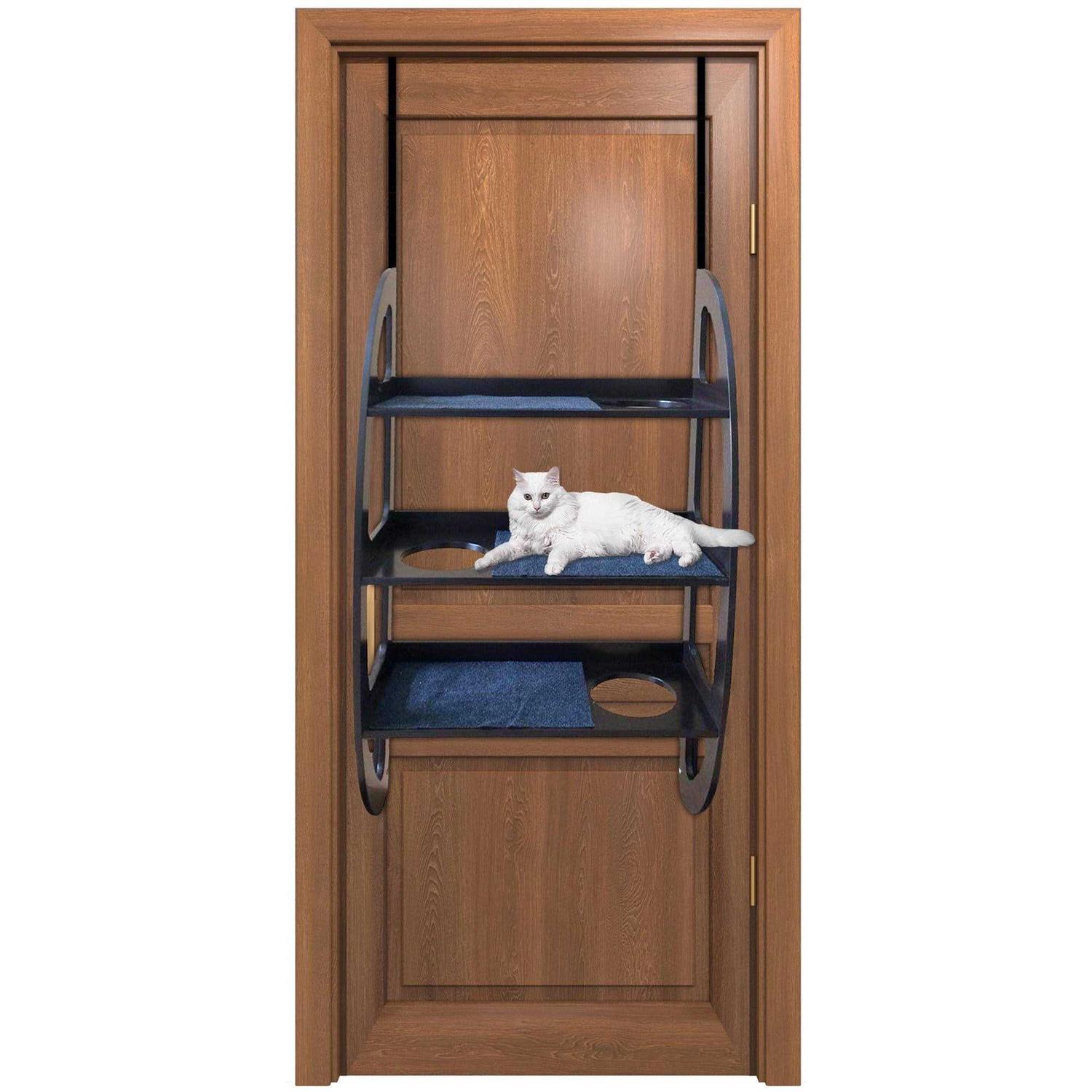 Penn-Plax Hanging Cat Tree Contemporary Cat Walk 2 Different Setups - Healthber