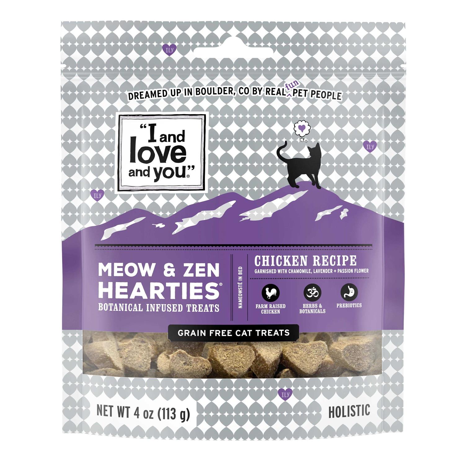 I and love and You Meow and Zen Hearties Cat Treats - Healthber