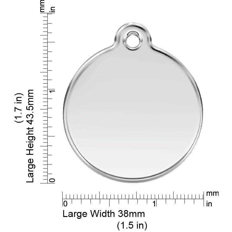 Red Dingo Medical ID Dog Tag - Healthber