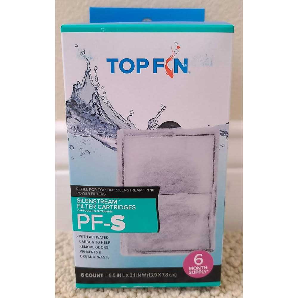Top Fin Silenstream PF-S Small Filter Cartridges Refill for PF10 Power Filters - Healthber