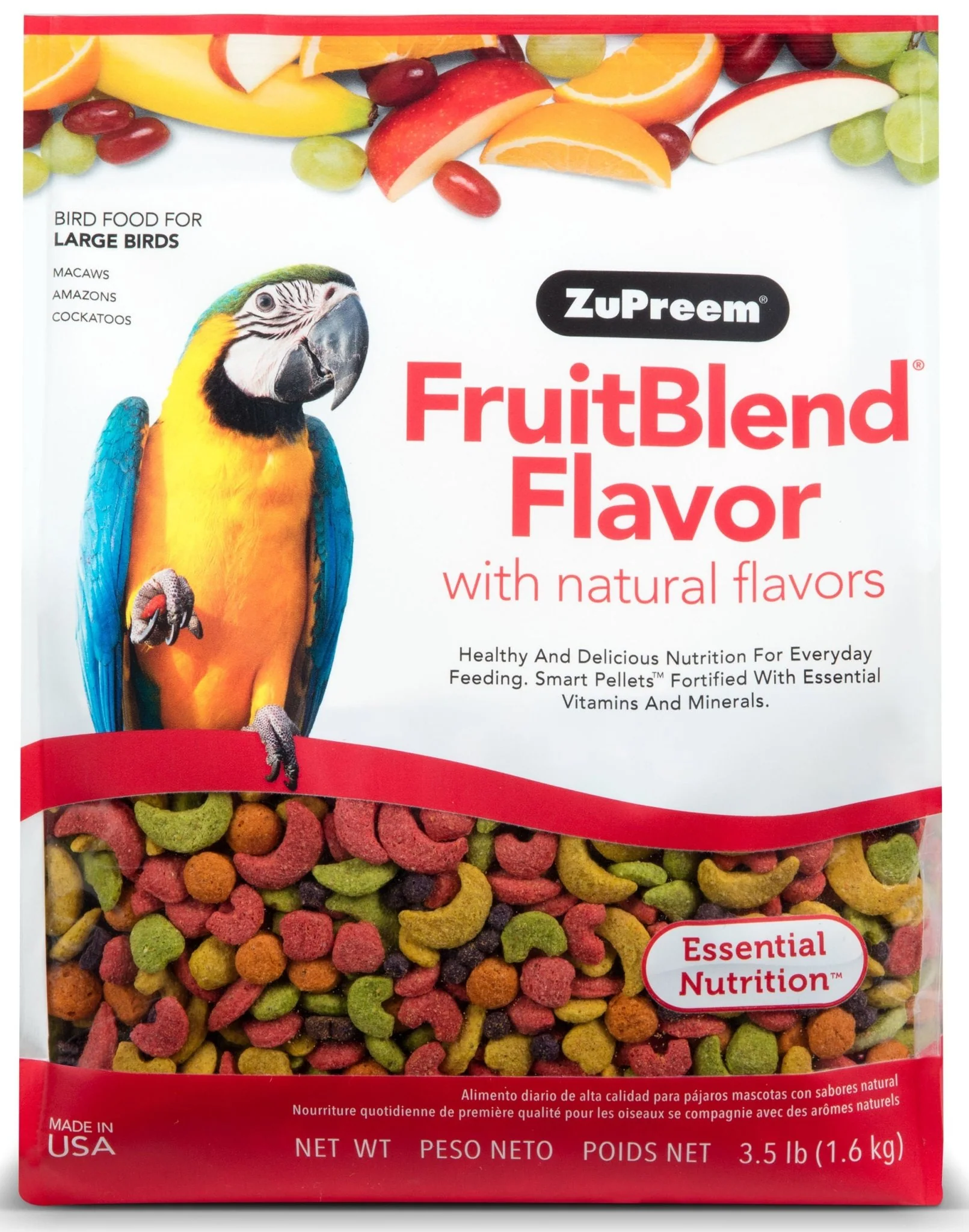 Zupreem FruitBlend Flavor Bird Food - Healthber
