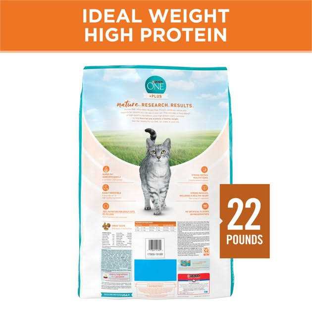 Purina ONE High Protein Healthy Weight Dry Cat Food - Healthber