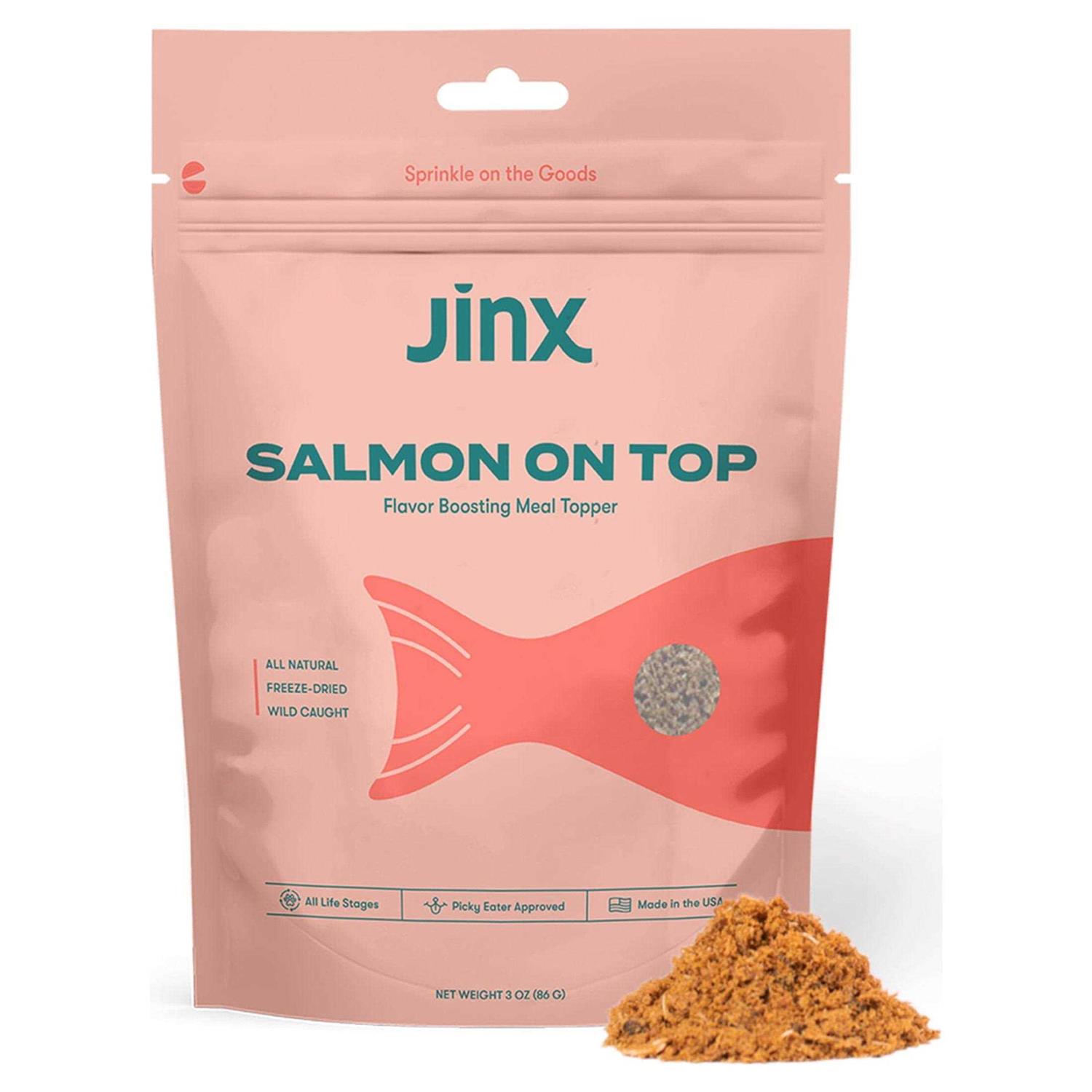Jinx Freeze Dried Salmon Dry Dog Food Topper - Healthber