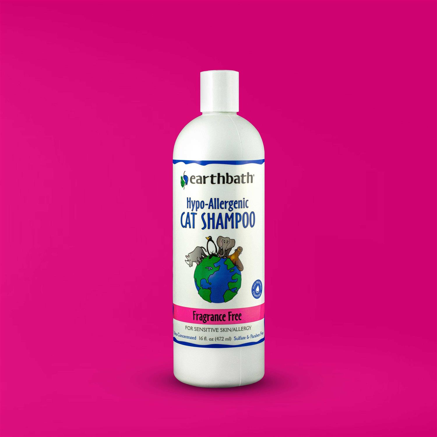 Earthbath Fragrance Free Hypo-Allergenic Cat Shampoo - Healthber