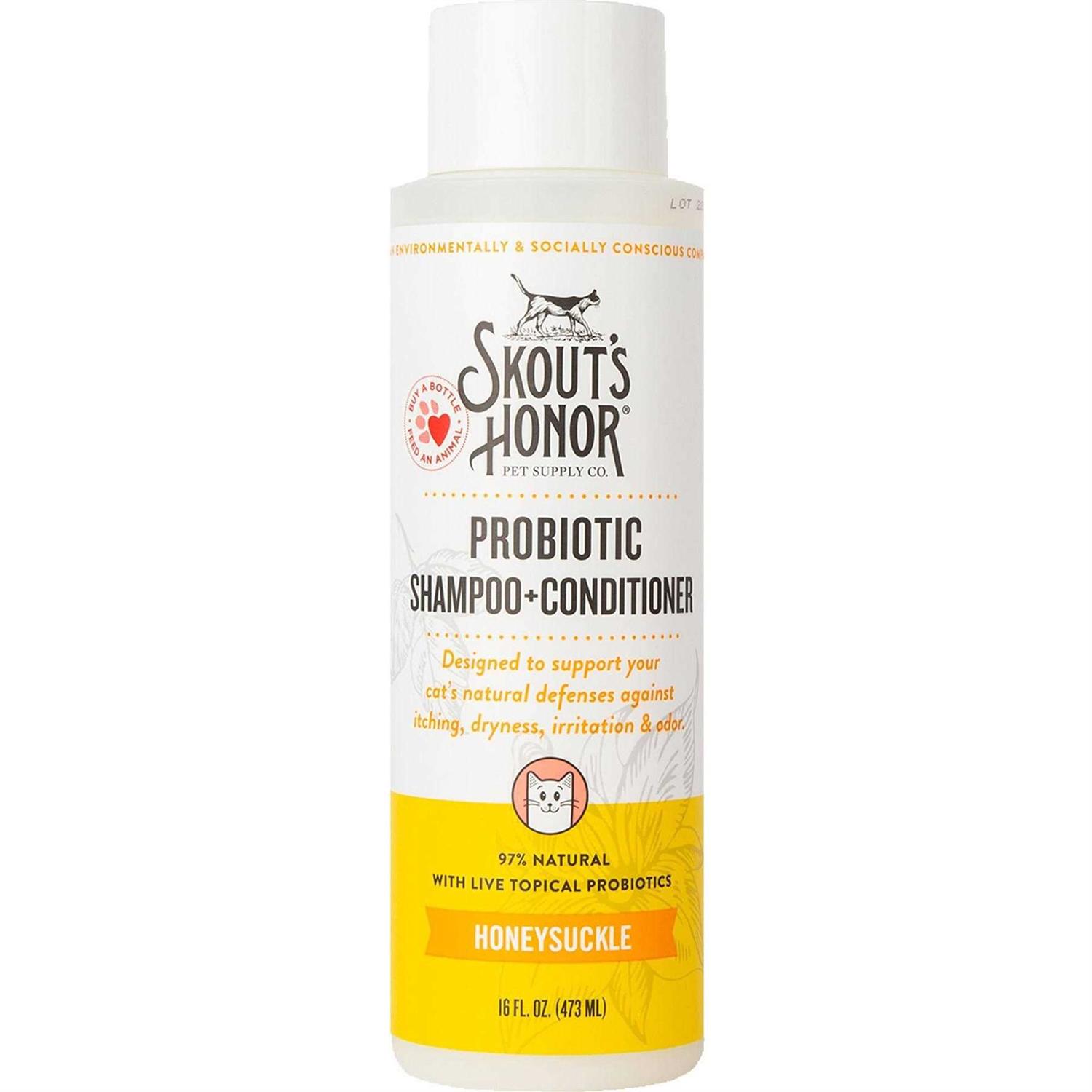 Skout’s Honor Probiotic Cat Shampoo Conditioner - Healthber