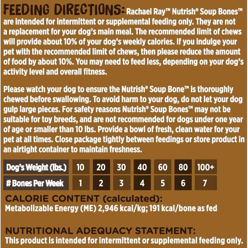 Rachael Ray Nutrish Soup Bones Dog - Healthber