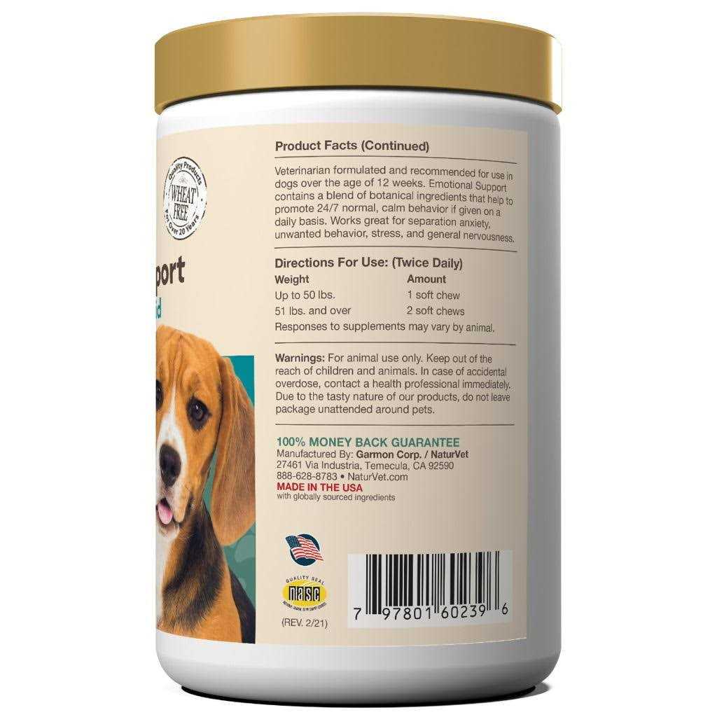 NaturVet Emotional Support Daily Calming Aid - Healthber