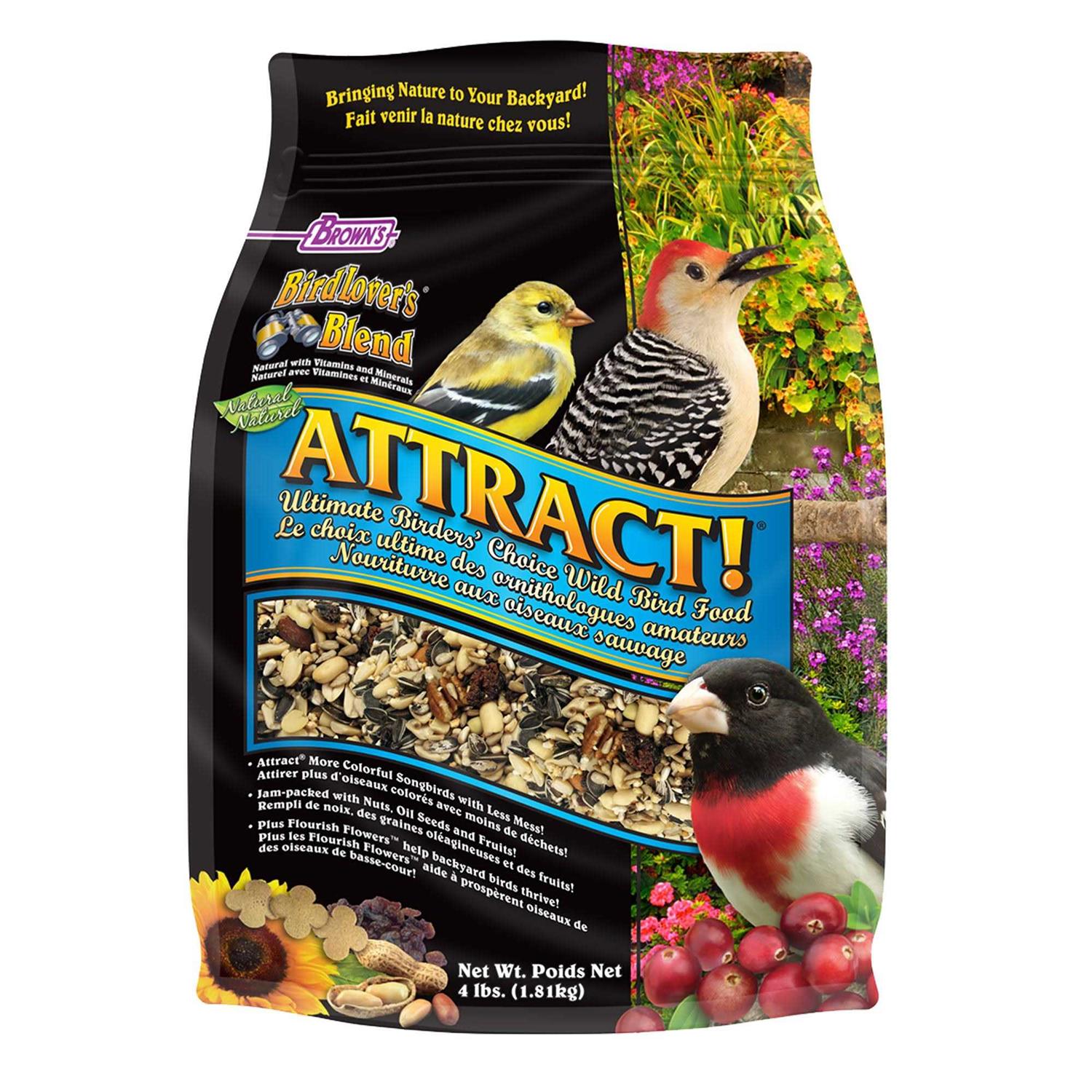 Brown’s Bird Lover’s Blend Attract Ultimate Birder’s Choice Dry Food - Healthber
