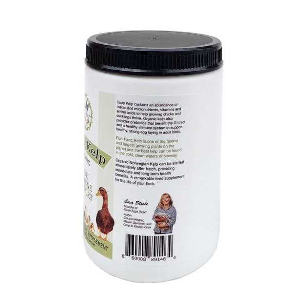 Fresh Eggs Daily Organic Coop Kelp Feed Supplement Vitamins for Backyard Chickens and Ducks - Healthber