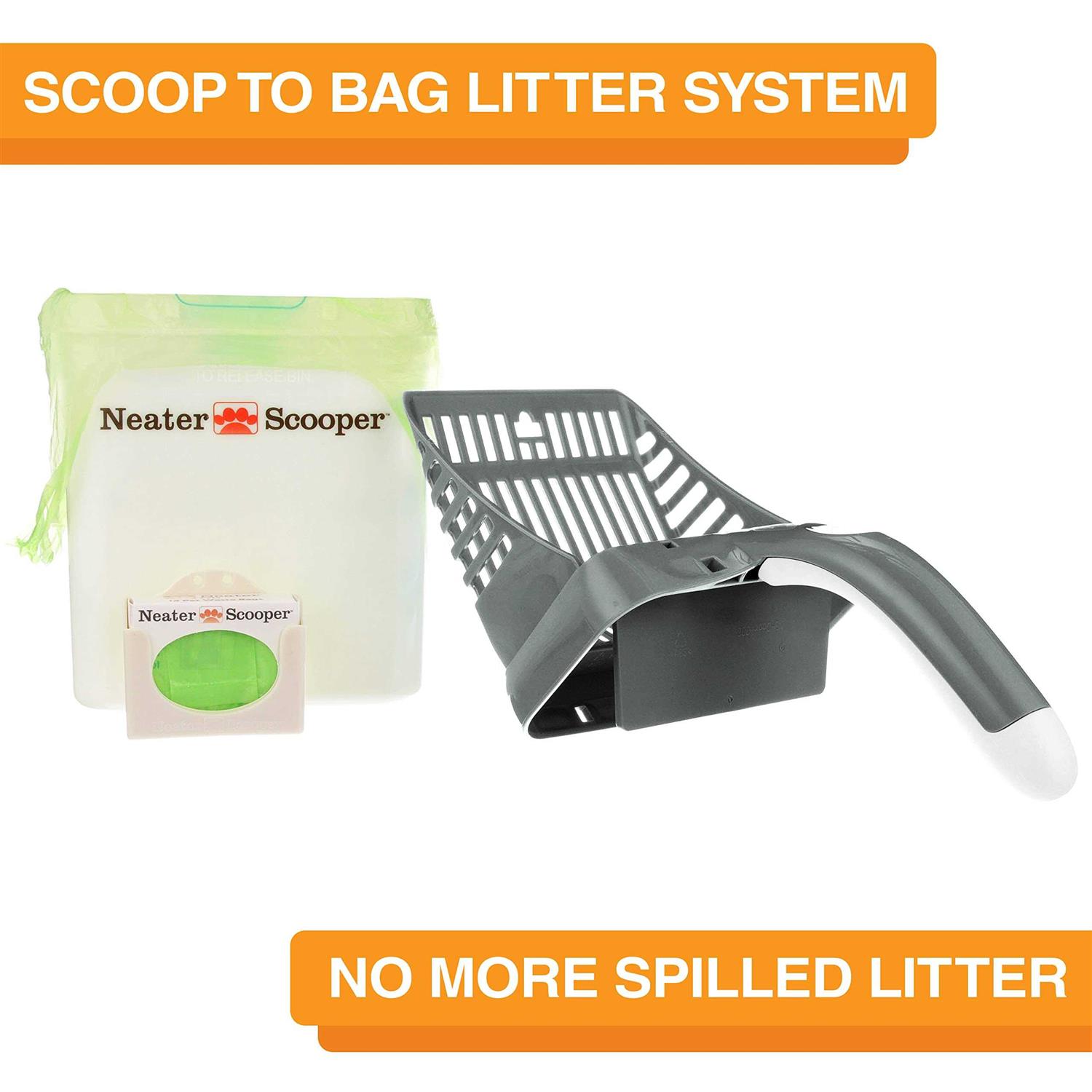 Neater Pet Brands Neater Scooper Cat Litter Sifter Includes Refill Bags - Healthber