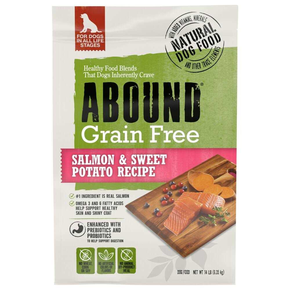 Abound Grain Free Salmon & Sweet Potato Recipe Adult Dry Dog Food - Healthber