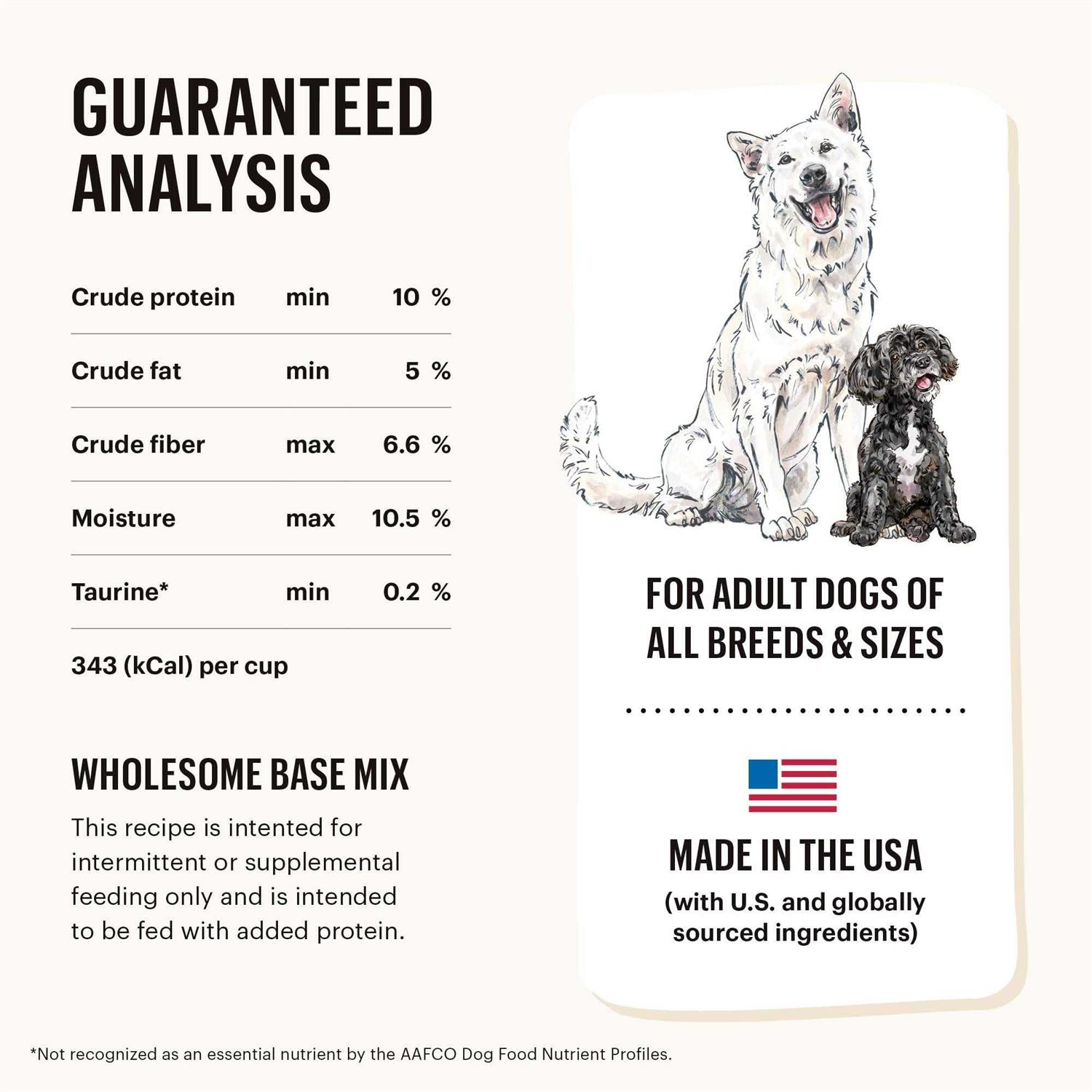 The Honest Kitchen Dehydrated Whole Grain Veggie & Fruit Base Mix Dog Food - Healthber