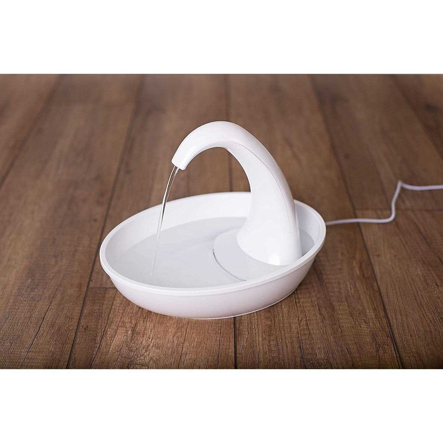 Pioneer Pet Swan Drinking Fountain - Healthber