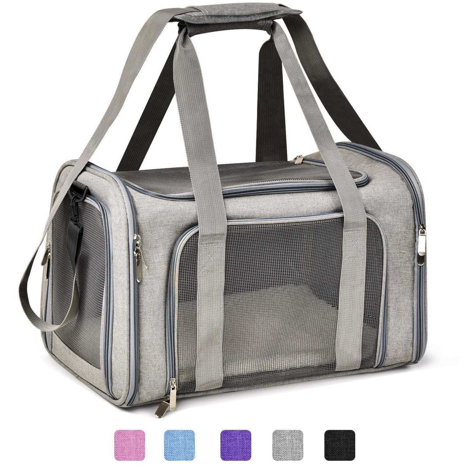 Henkelion Cat Carriers Dog Carrier Pet for Small Medium Cats Puppies up to 15 Lbs - Healthber