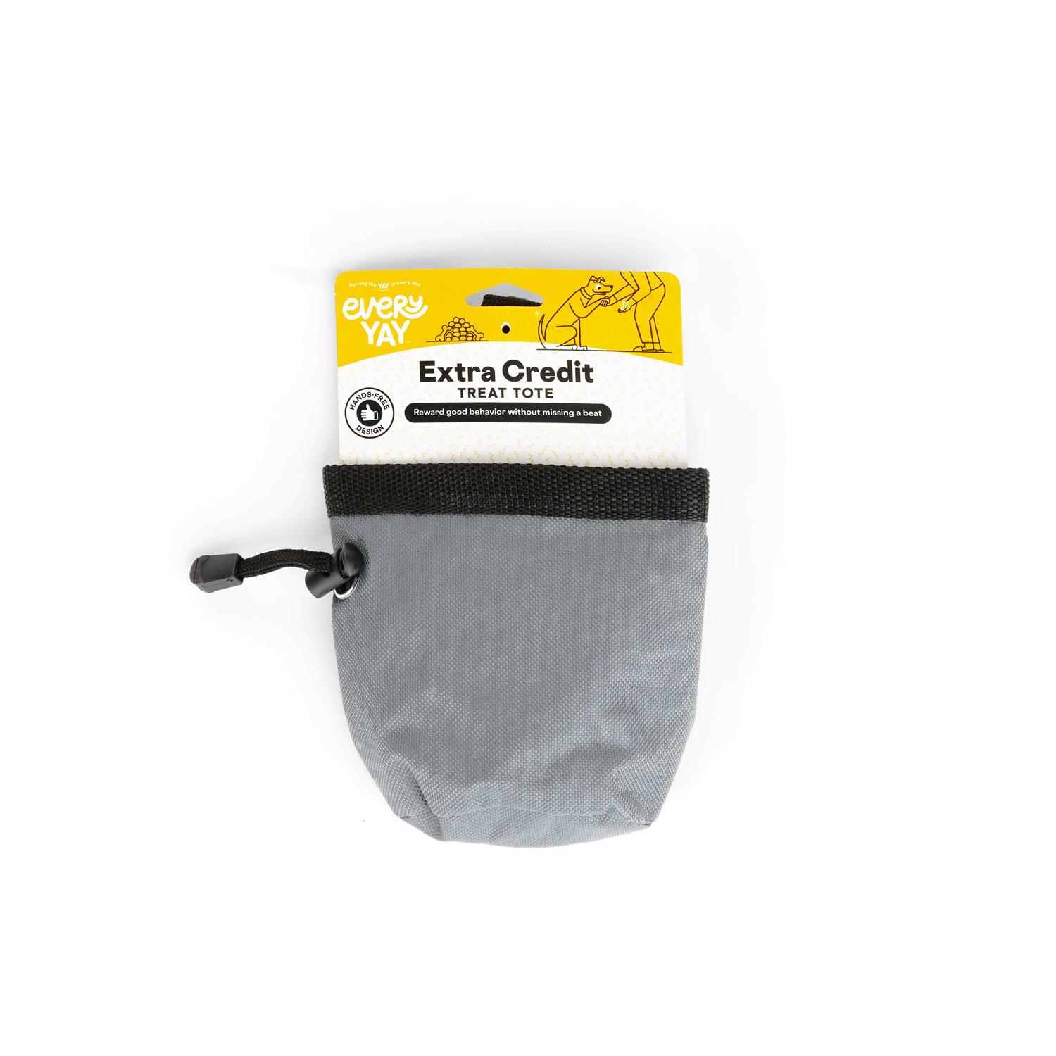 EveryYay Extra Credit Dog Treat Grey Tote - Healthber
