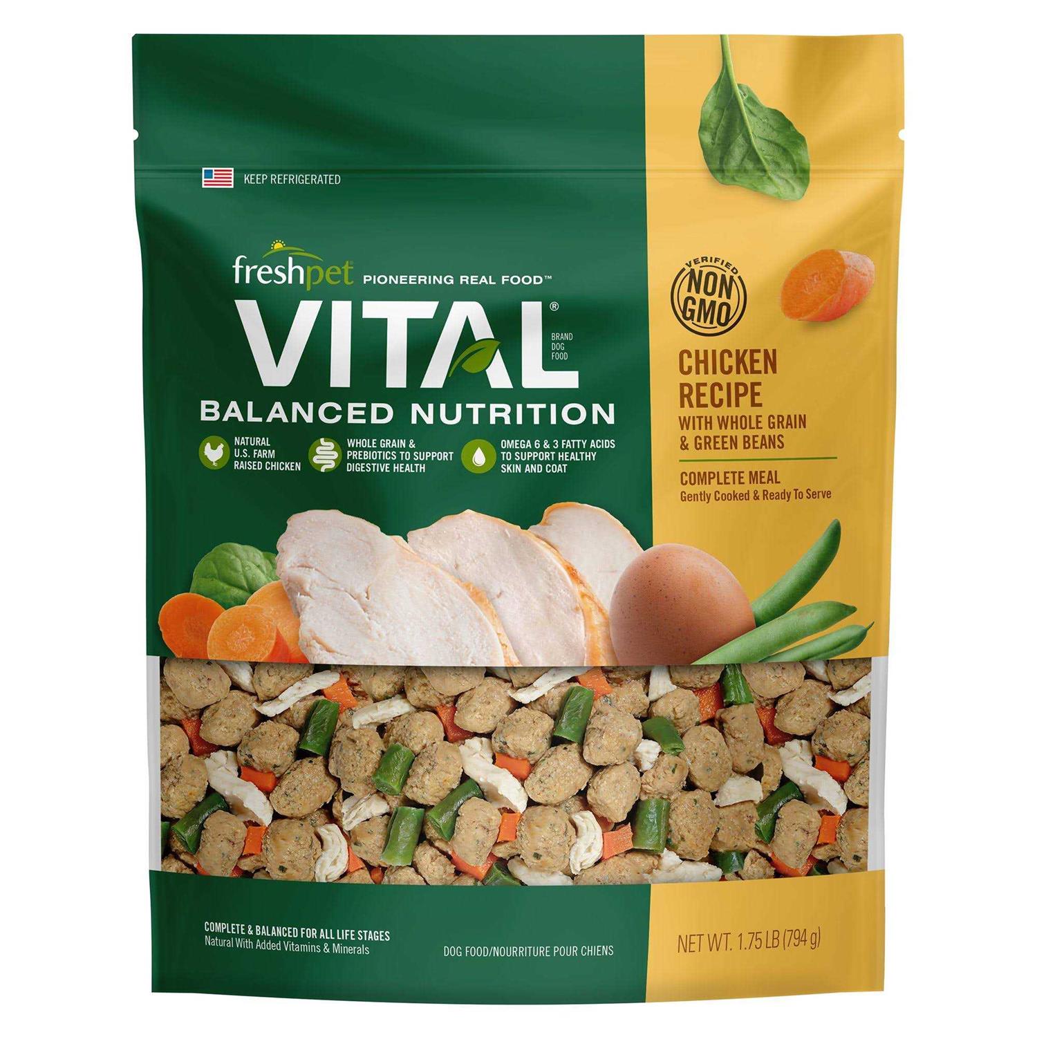 Freshpet Vital Complete Meal adult Dog Food Chicken - Healthber