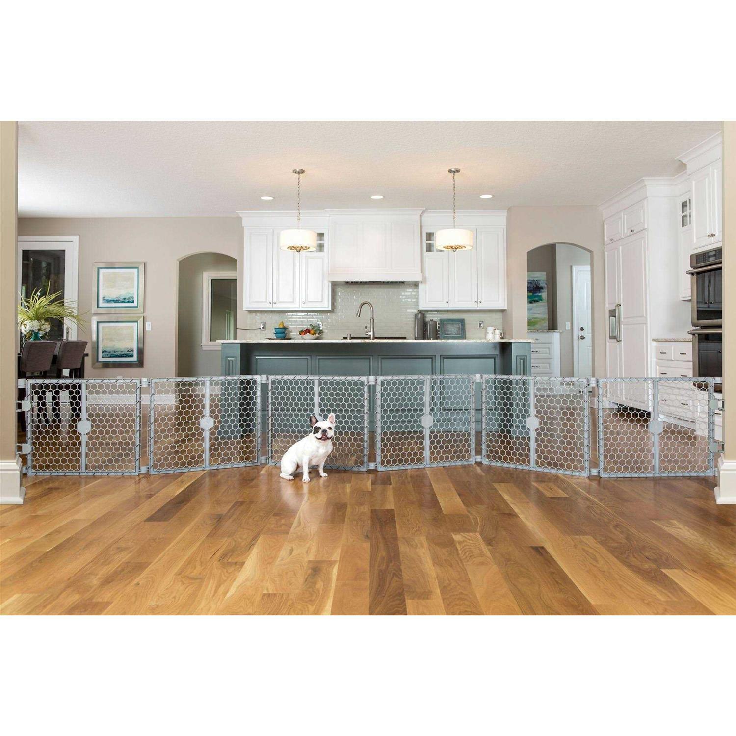 Top Paw 2-in-1 Plastic Gate and Pet Pen - Healthber