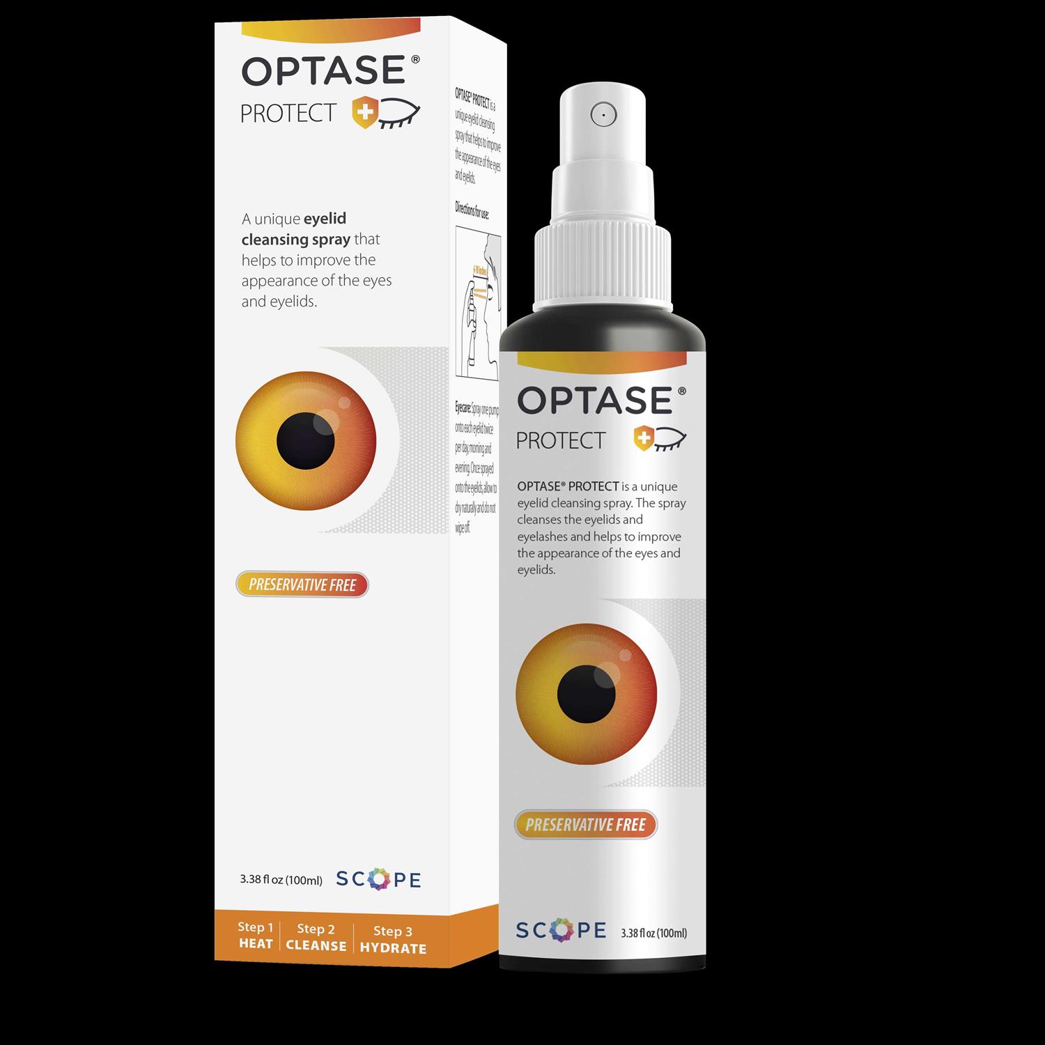 Optase Protect Eyelid Hypochlorous Cleansing Spray - Healthber