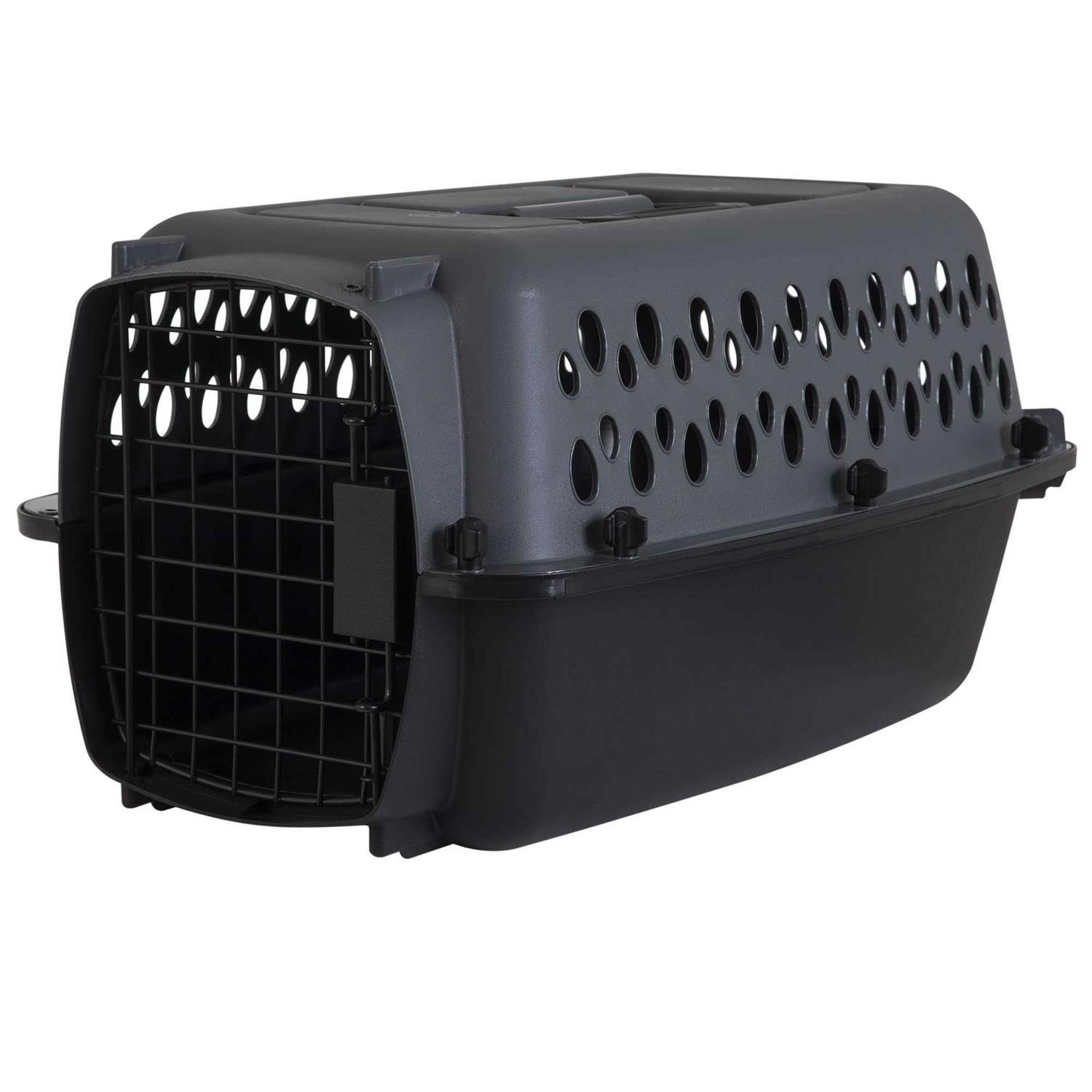Aspen Pet Fashion Pet Porter Kennel Dark - Healthber