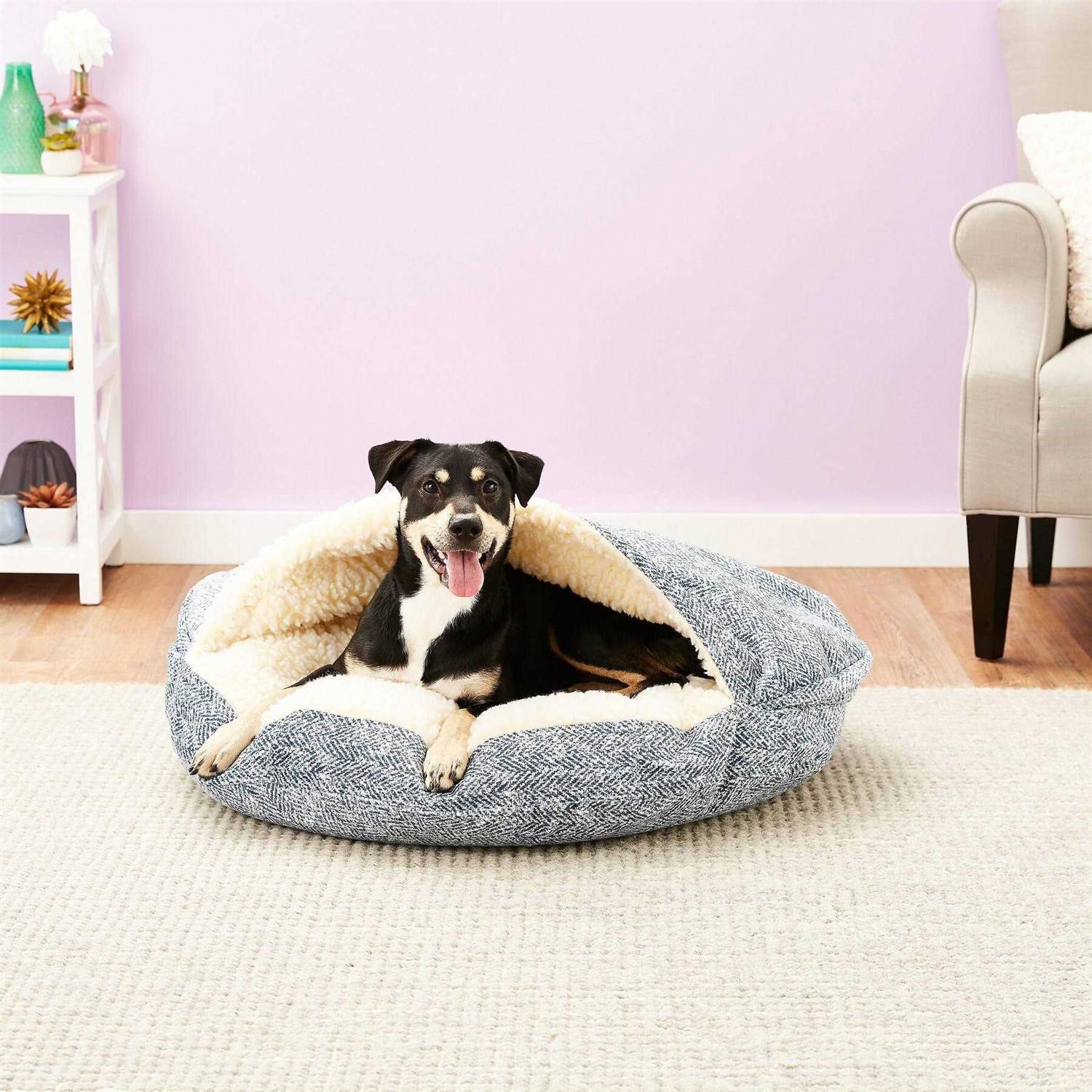 Snoozer Luxury Orthopedic Cozy Cave Pet Bed - Healthber