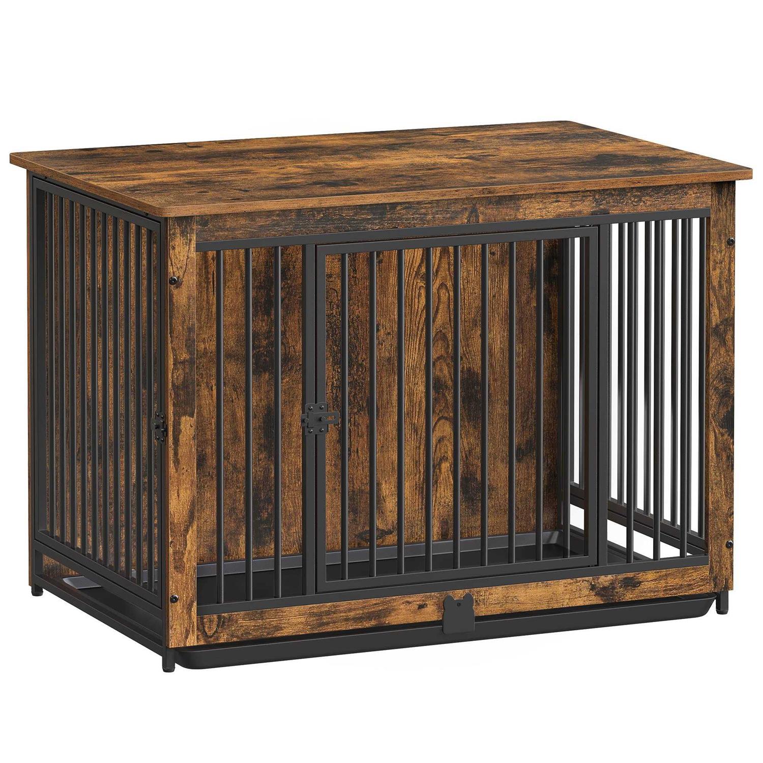 Feandrea Dog Crate Furniture Dog Kennel for Medium Dogs up to 70 lb - Healthber