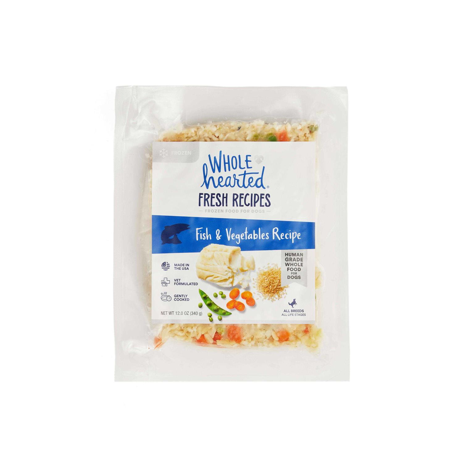 WholeHearted Fish & Vegetables Frozen Dog Food - Healthber