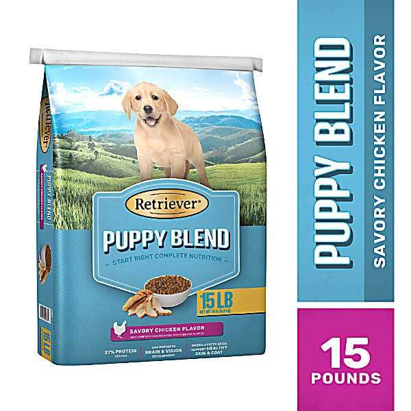 Retriever Puppy Blend Savory Chicken Flavor Dry Dog Food - Healthber