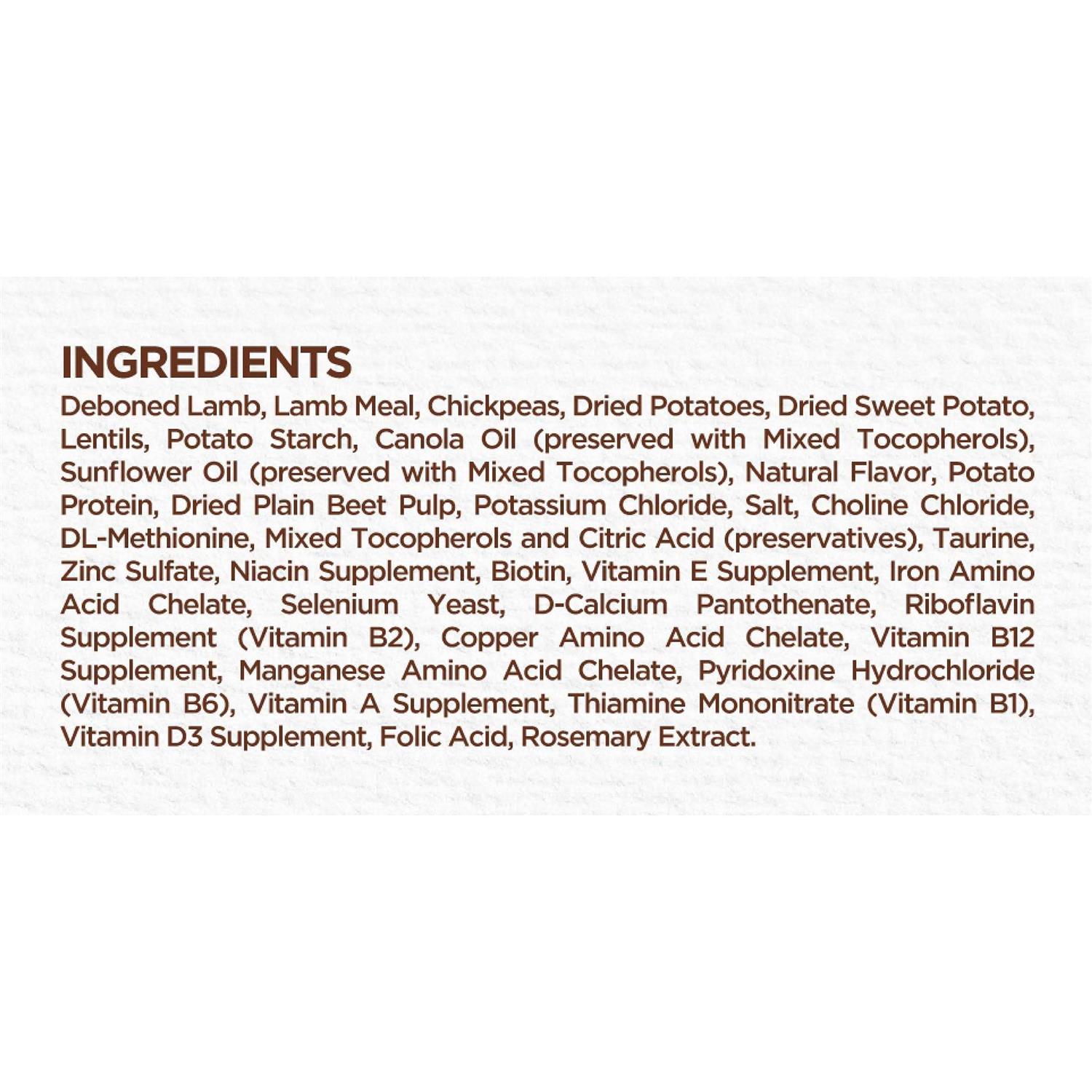 Nutro Limited Ingredient Diet Adult Dry Dog Food Lamb & Sweet Potato Dog Kibble - Healthber