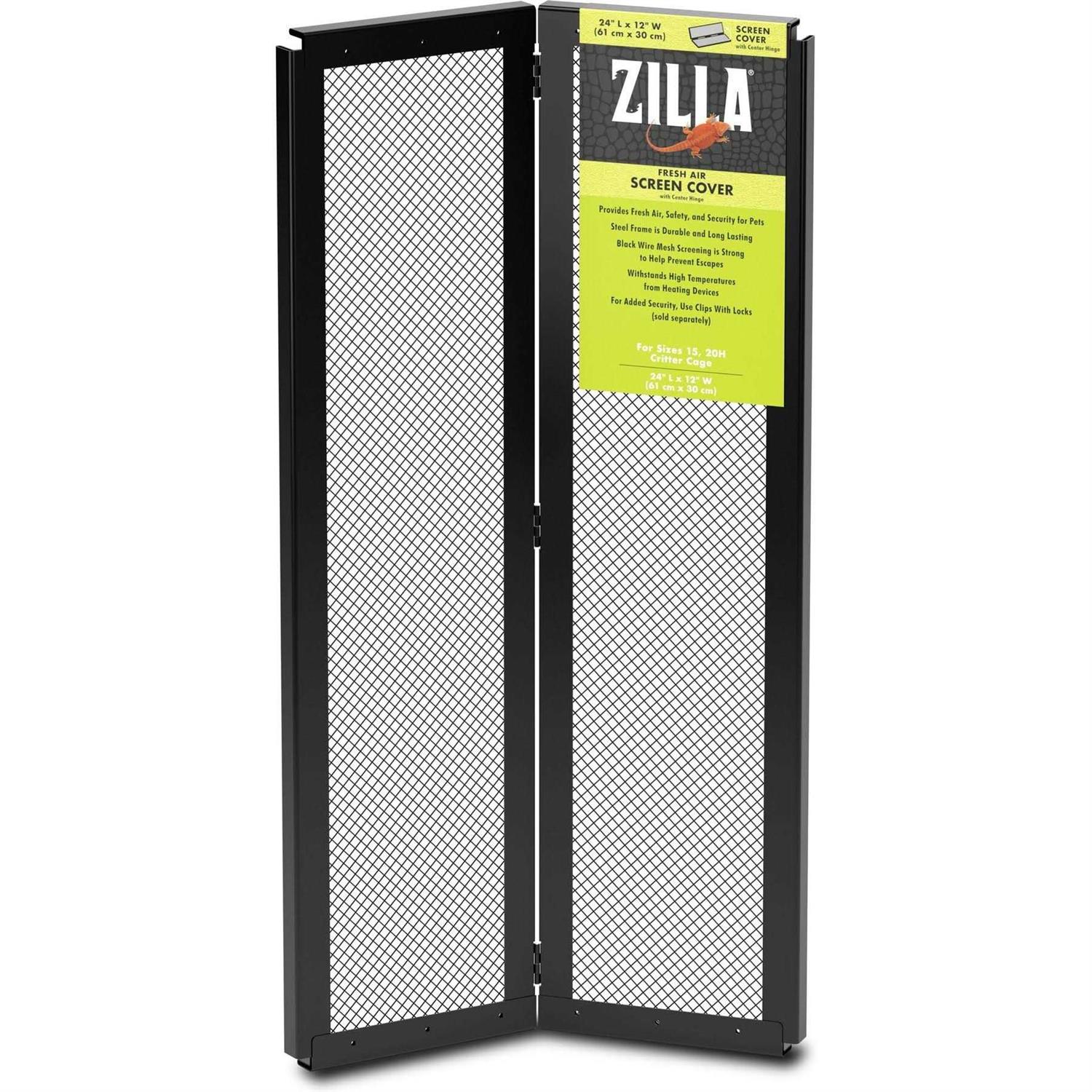 Zilla Fresh Air Screen Cover with Center Hinge - Healthber