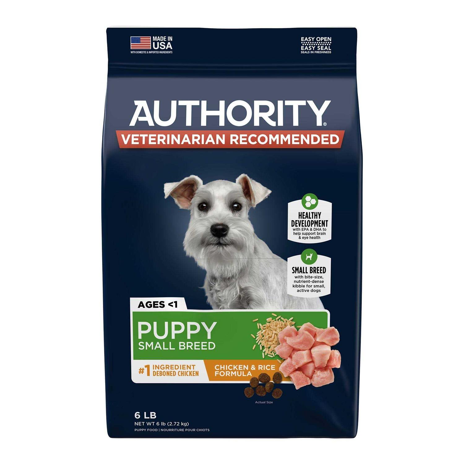 Authority Everyday Health Small Breed Puppy Dry Dog Food - Healthber