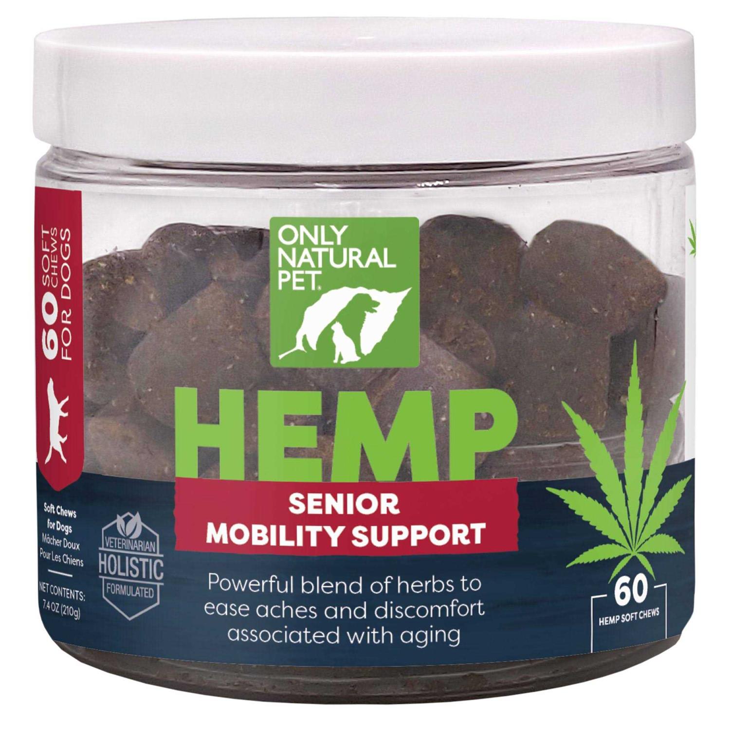 Only Natural Pet Hemp Senior Mobility Support - Healthber