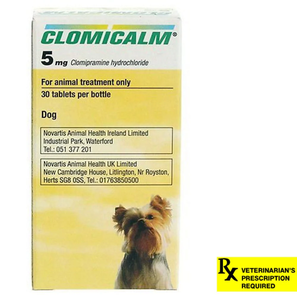 Rx Clomicalm (Clomipramine HCl) Tablets for Dogs - Healthber