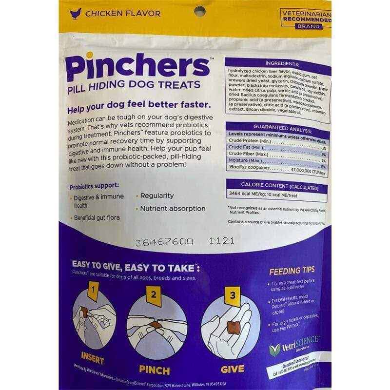 VetriScience Pinchers Pill Hiding Dog Treats - Healthber